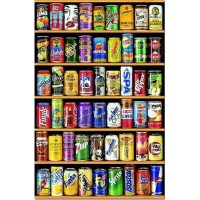 Puzzle 1000 pièces - Cannettes (miniature)