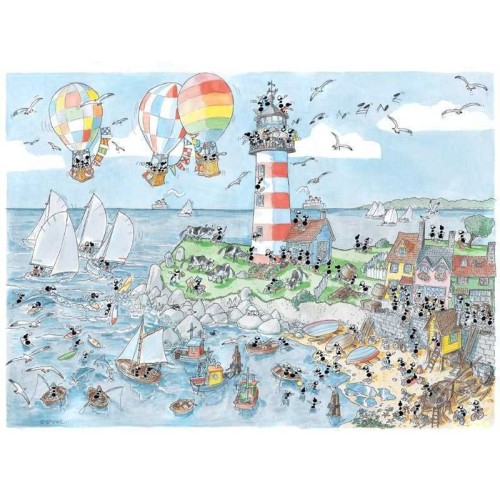 Puzzle 1080 pièces - Phare,...