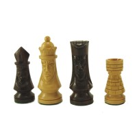 Pièces d'Echecs Japanese Palissandre - Taille 4