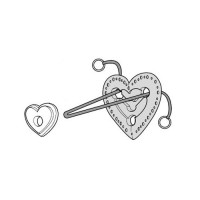 Casse-tête Huzzle Heart **** - Hanayama Cast