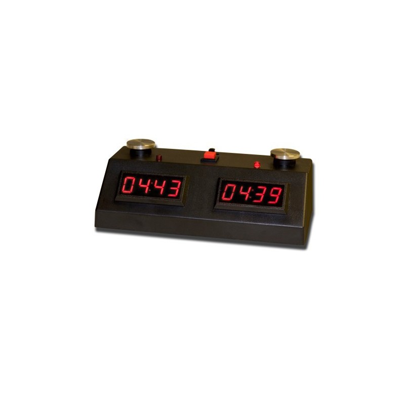 Pendule ZmartFun II Tactile noire à leds rouges