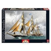 Puzzle 2000 pièces - Toute voiles dehors