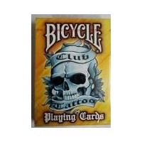 Cartes Bicycle Club Tattoo orange