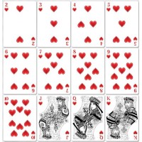 Cartes à jouer Bicycle Alice in the Wonderland Silver