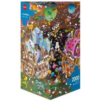 Puzzle 2000 pièces - The Kiss de Mordillo