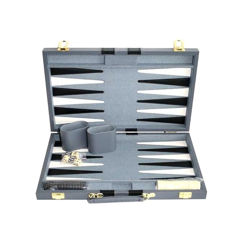 Backgammon gris 38 cm