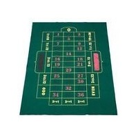 Nappe de roulette feutre vert