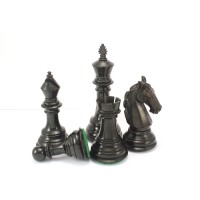 Pièces d'Echecs Colombian Ebène - Taille 6