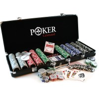 Mallette noire poker 500 jetons Grimaud