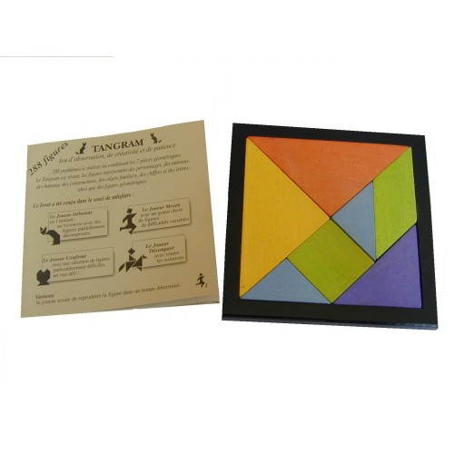 Casse-tête Tangram en bois...