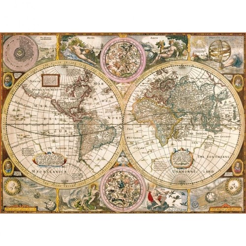 Puzzle 3000 pièces - Carte...