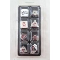 Pack 7 dés metal polyhedral 20mm