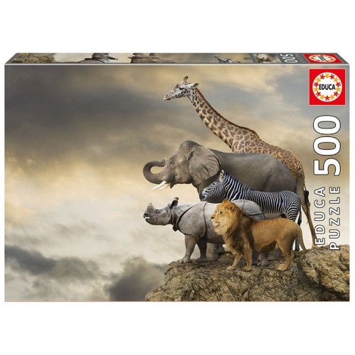 Puzzle 500 pièces - Animaux...