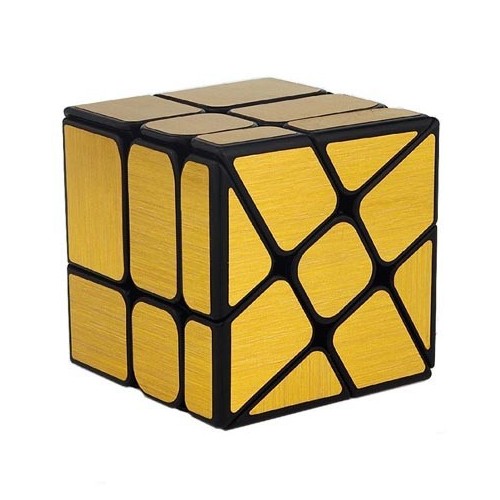 Cube 3x3 Wind Mirror Doré -...