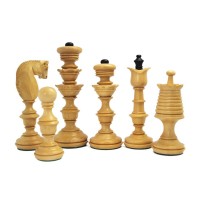Pièces d'Echecs Unique Repro Black - Taille 5