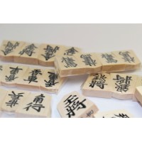 Shogi Pièces Bois Deluxe Tsuge