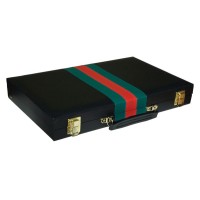 Backgammon Vert-Rouge 46cm