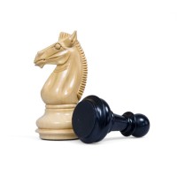Pièces d'Echecs Meghdoot Black  - Taille 4.5