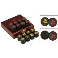 Pièces XiangQi Ebène 2.8cm