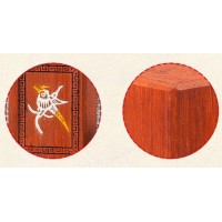 Mah-Jong en Bois de Rose - Grand Modèle