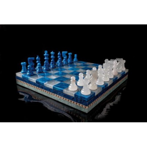 Jeu d'Echecs en Albâtre...