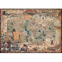 Puzzle 2000 pièces - Pirate World