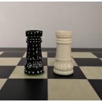 Pièces d'Echecs King Cross Regal Camel Bone (Os)- Taille 4.5