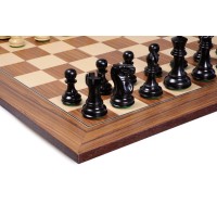 Jeu d'Echecs Stallion Ebène/Palissandre - Ensemble Complet
