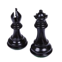 Pièces d'Echecs Stallion Ebène - Taille 5
