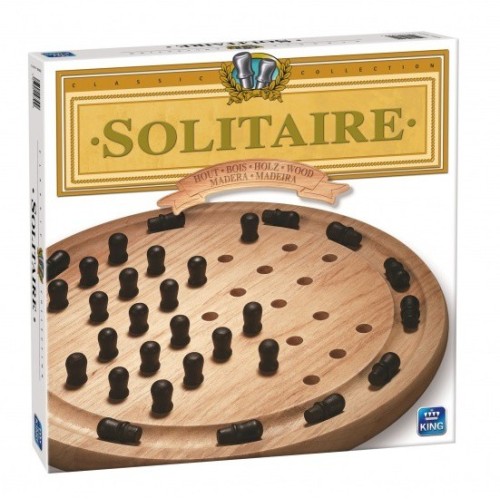 Solitaire Bois Naturel à...