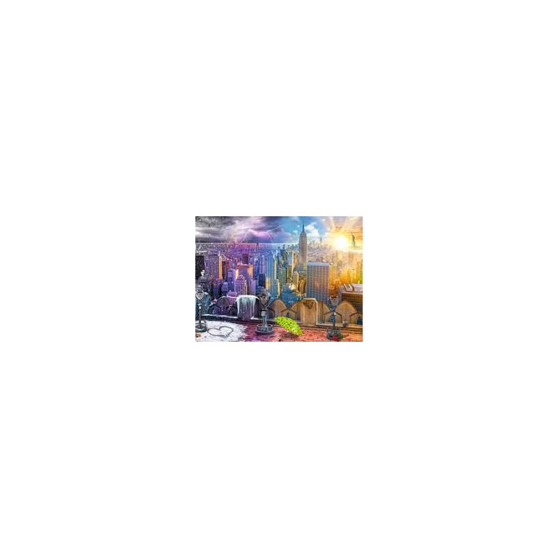 Puzzle 1500 pièces - Les 4 Saisons à New-York
