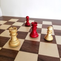 Pièces d'Echecs Manchester Special Red Tone  - Taille 4.5