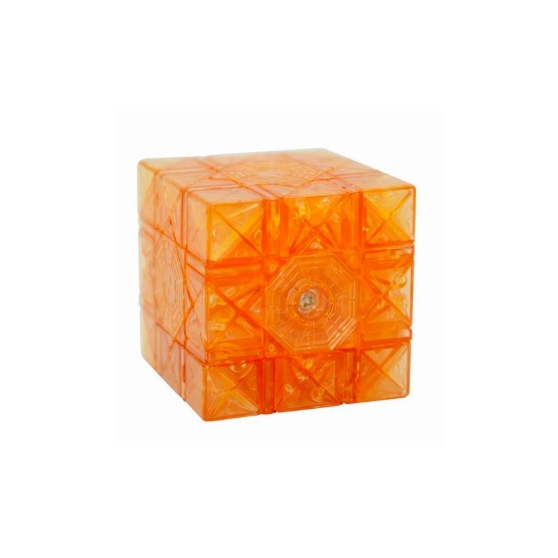 Cube Dayan 6 axis 8 ranks transparent gold
