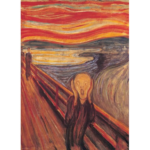 Puzzle 1000 pièces - Le Cri,  Edvard Munch