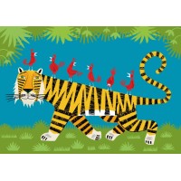 Puzzle 24 pièces - Le Tigre, Olivier Lake