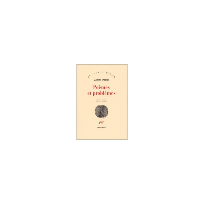 NABOKOV - Poèmes et problèmes
