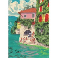 Puzzle 300 pices - Lac De Come Noritake