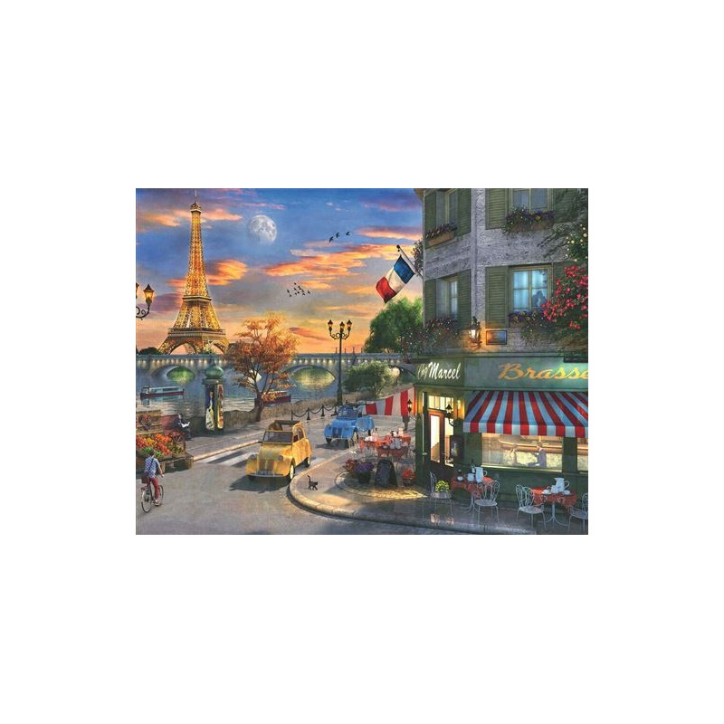 Puzzle 2000 pièces - Une soirée romantique à Paris