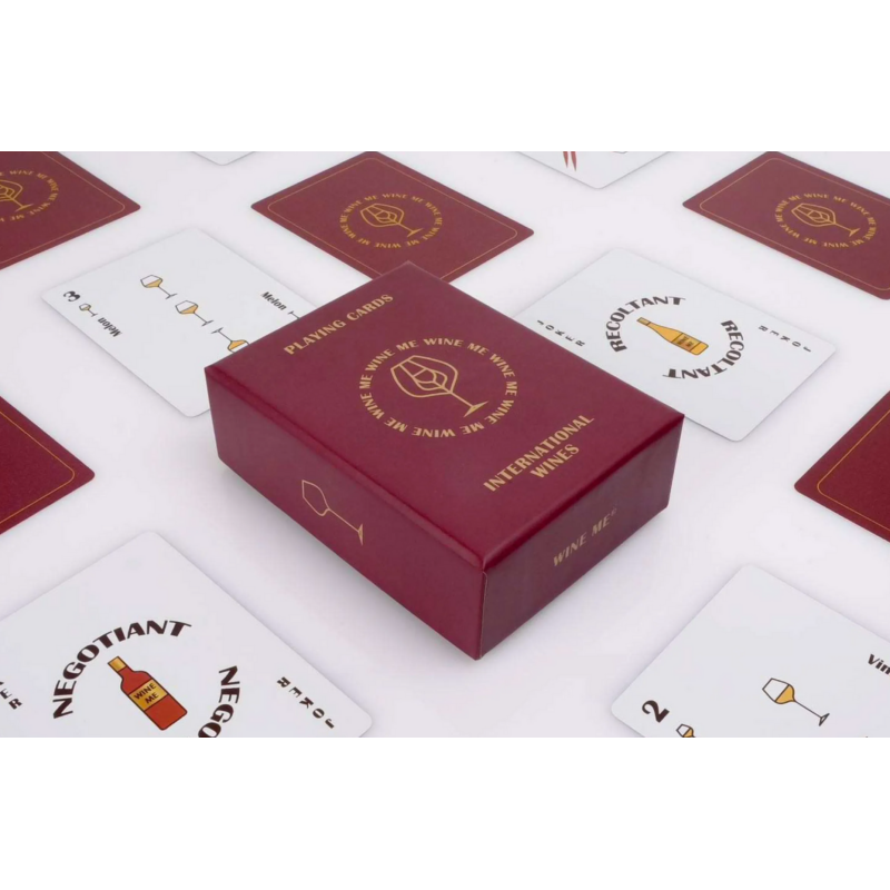 Cartes à Jouer WINE ME (Version Anglaise)