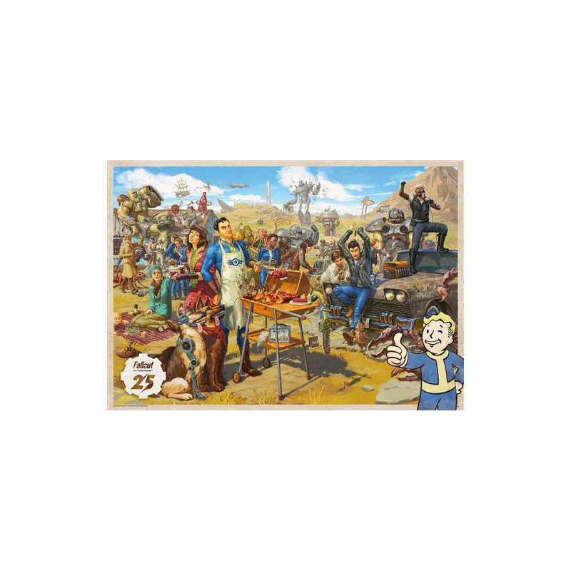 Puzzle 1000 pièces - Fallout 25th Anniversary