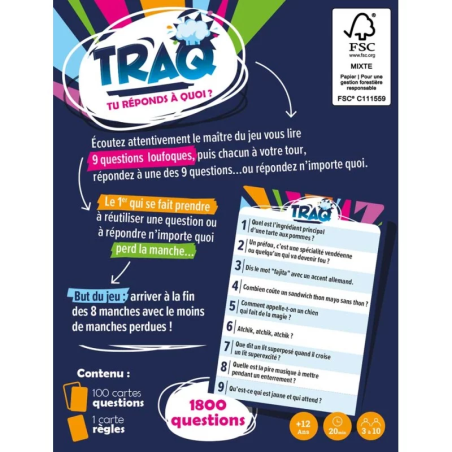 TRAQ Tu réponds à quoi ?