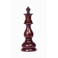 Pièces d'Echecs Dublin Padouk - Taille 6