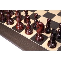 Jeu d'Echecs Dublin Padouk & Wenge - Ensemble Complet