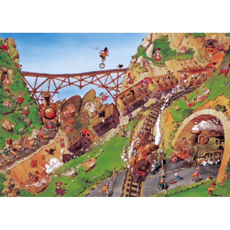 Puzzle 1000 pièces - Wanted Getaway Car Fred