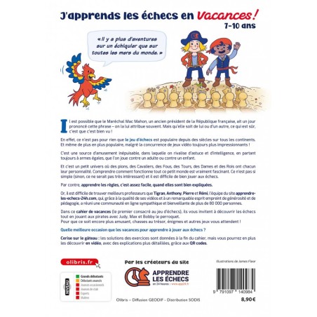 J'apprends les échecs en vacances !