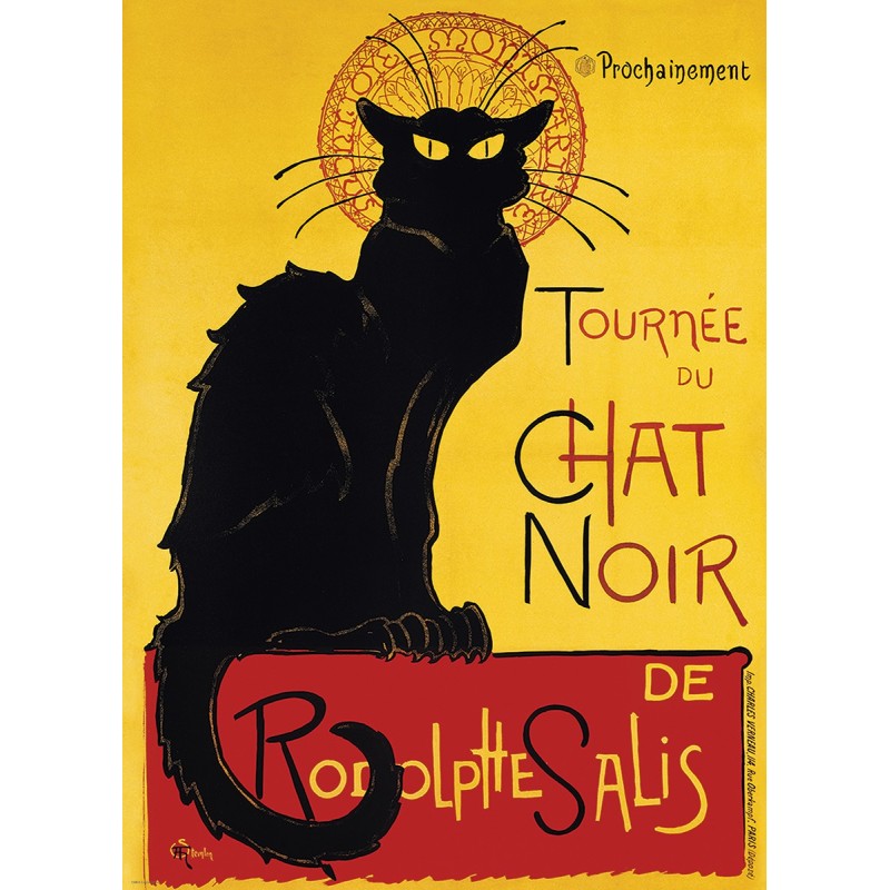 Puzzle 1000 pièces - Chat noir