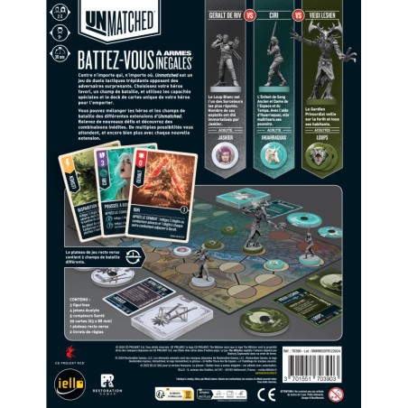 Unmatched The Witcher : D'Argent et d'Acier