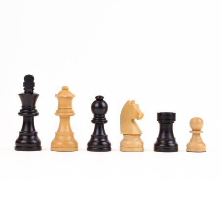 Jeu d'échecs magnétique pliant ébène 30cm
