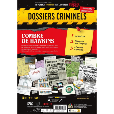 Dossiers Criminels L'Ombre de Hawkins (Stranger Things)