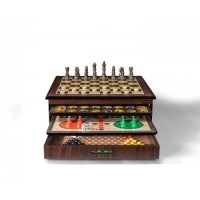 Coffret de 10 Jeux Traditionnels en Bois